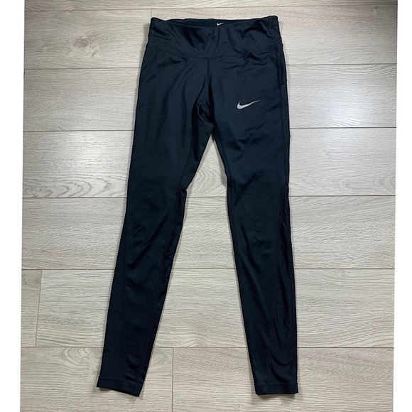 Nike Power Racer Black Training Run Tights Leggings - Picture 5 of 15